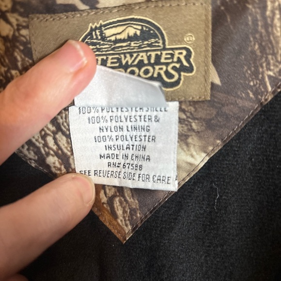 Camouflage Men's Puffer Jacket - Picture 4 of 4